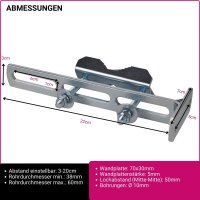 Mastabstandshalter für Masten Ø38-60mm 46101