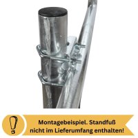 Doppel-Mastausleger Stahl 2 x 55 cm verzinkt