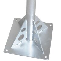 Standfuß Stahl 120cm STG 60 Rohr Ø60mm