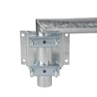 Wandhalter Stahl Variabel S-Form 45cm