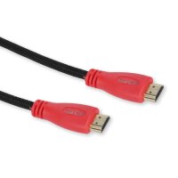 Kabel HDMI Stecker-Stecker mit Ethernet 5m Nylon