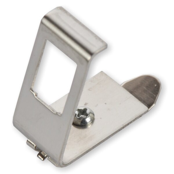 Hutschienenadapter 1 Port für Keystone Edelstahl