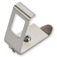 Hutschienenadapter 1 Port für Keystone Edelstahl