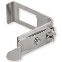 Hutschienenadapter 1 Port für Keystone Edelstahl