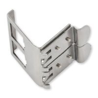 Hutschienenadapter 2 Ports für Keystone Edelstahl