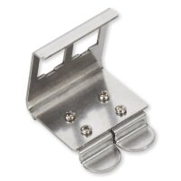 Hutschienenadapter 2 Ports für Keystone Edelstahl