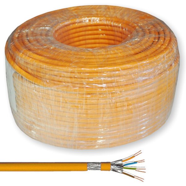 NW-Kabel Simplex, ESM-Z,  4x2xAWG23 100m orange