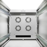 DIGITUS Standschrank 600x600(BxT) 19" 26HE grau