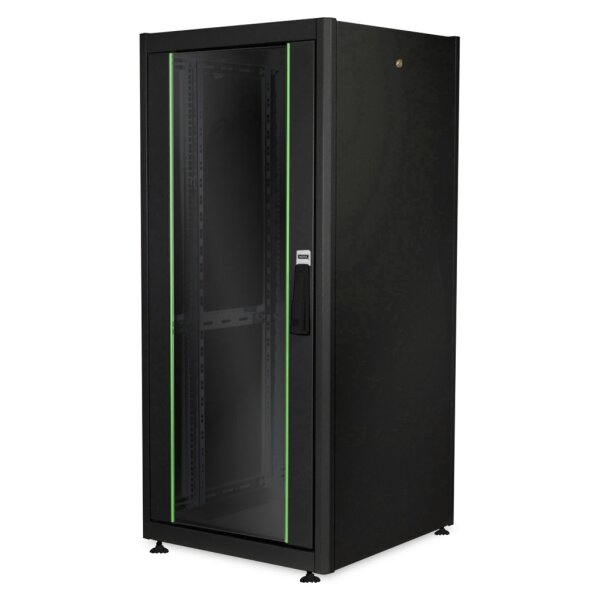 DIGITUS Standschrank 600x600(BxT) 19" 26HE schwarz