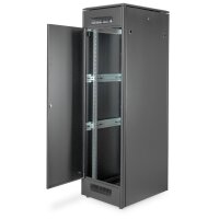 DIGITUS Standschrank 600x800(BxT) 19" 42HE schwarz