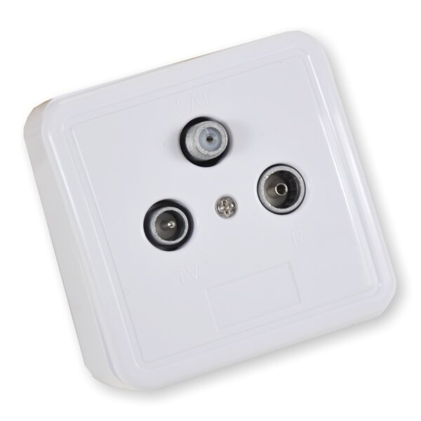 Antennendose FD 6 Einzeldose im AP-SET