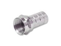 Stecker F 4mm aufdrehbar     VE=100Stück