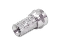 Stecker F 4mm aufdrehbar     VE=100Stück