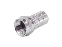 F-Stecker F 5mm aufdrehbar     VE=100Stück