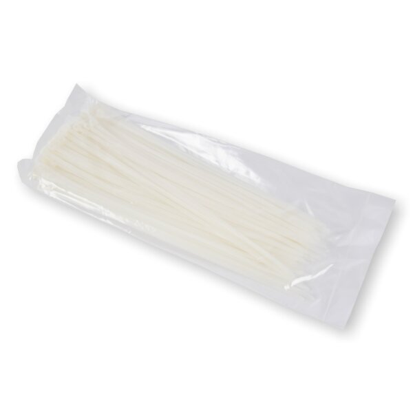 Kabelbinder weiß 3,6x250mm VE 100St.
