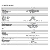 Polytron PCU 8610 8xDVB-S/S2 > DVB-C Matrix 4x8