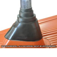 Gummitülle / Montagestutzen 38-60mm schwarz