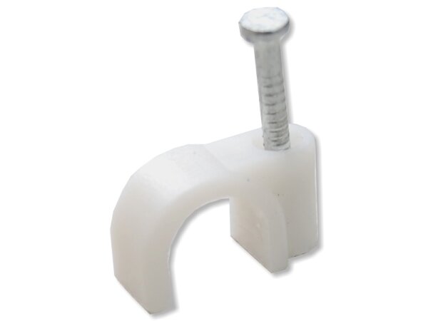 Nagelschellen 8mm weiss, VE 100 St.