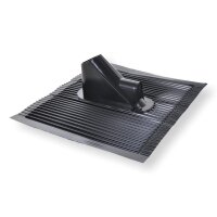 Alu-Dachziegel 45x50cm Kabeldurchführung schwarz