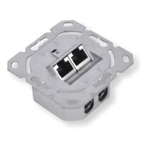 Koscom Netzwerkdose CAT6A vertikal 2x RJ45
