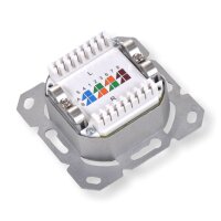 Koscom Netzwerkdose CAT6A vertikal 2x RJ45