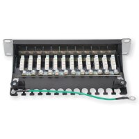 Koscom Patchpanel CAT6A 12 Port 1 HE 10"