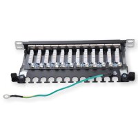 Koscom Patchpanel CAT6A 12 Port 0,5HE 10"