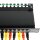 Koscom Patchpanel 19" 1HE CAT6A 24-fach Schwarz
