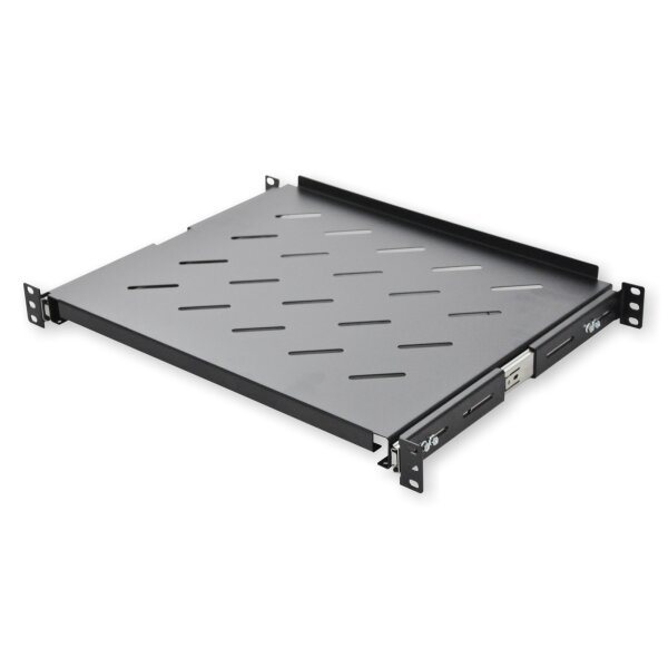 Koscom Fachboden ausziehbar 19" 1HE 35cm schwarz