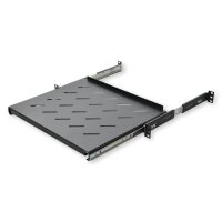 Koscom Fachboden ausziehbar 19" 1HE 35cm schwarz