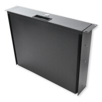 Koscom Schublade 19" 2HE, schwarz, absperrbar