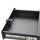 Koscom Schublade 19" 2HE, schwarz, absperrbar