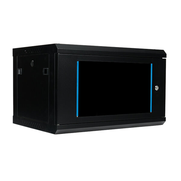 Koscom Wandschrank 19" 06HE 45cm Schwarz