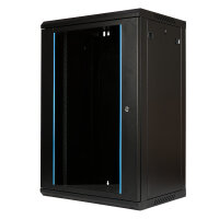 Koscom Wandschrank 19" 18HE 45cm Schwarz