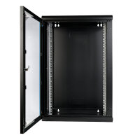Koscom Wandschrank 19" 18HE 45cm Schwarz