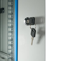 Koscom Wandschrank 19" 9HE, ZERLEGT (DIY), Grau