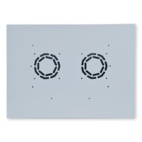Koscom Wandschrank 19" 9HE, ZERLEGT (DIY), Grau