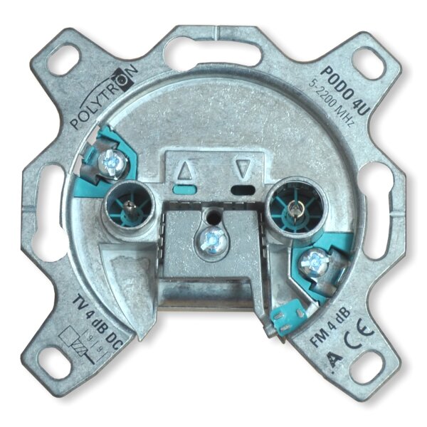 Antennendose Polytron 2-f BK End PODO 4U