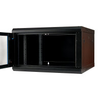 Koscom Wandschrank 19" 06HE 60cm Schwarz