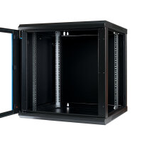 Koscom Wandschrank 19" 12HE 60cm Schwarz