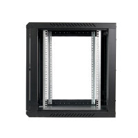 Koscom Wandschrank 19" 12HE 60cm Schwarz