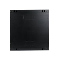 Koscom Wandschrank 19" 12HE 60cm Schwarz