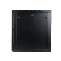Koscom Wandschrank 19" 12HE 60cm Schwarz