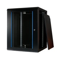 Koscom Wandschrank 19" 15HE 60cm Schwarz