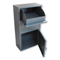 Paketbox P01 Wand- oder Bodenmontage 44x22x82,5cm anthrazit