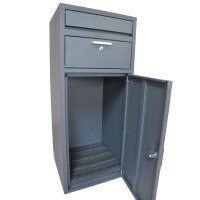 Paketbox P03 Standmontage 40x40x96cm anthrazit