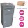 Paketbox P03 Bodenmontage 40x40x96cm anthrazit