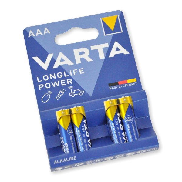 Batterie Varta Longlife Power 4903 AAA 4er Blister