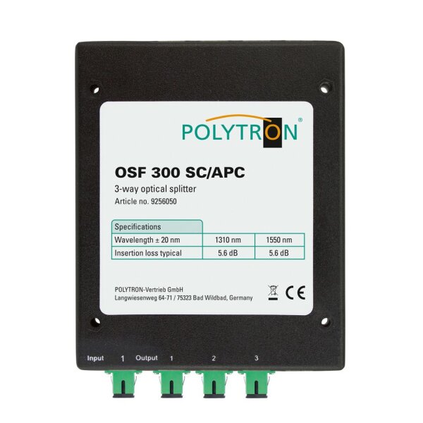 Polytron OSF 300 SC/APC Optischer Verteiler 3x