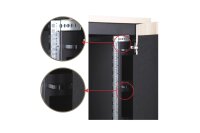 Serverschrank schallisoliert 17HE mit Holzdekor